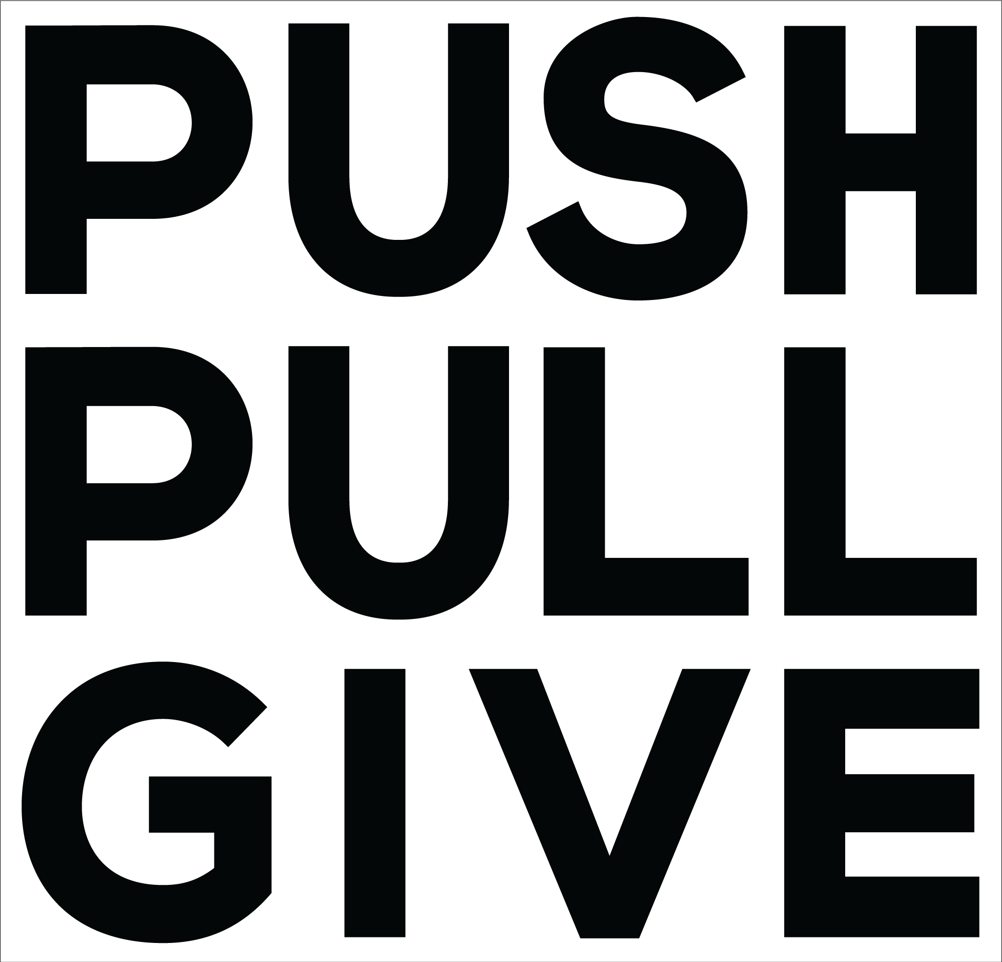 Push Pull Give Logo